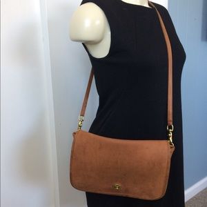 Vintage coach brown crossbody bag